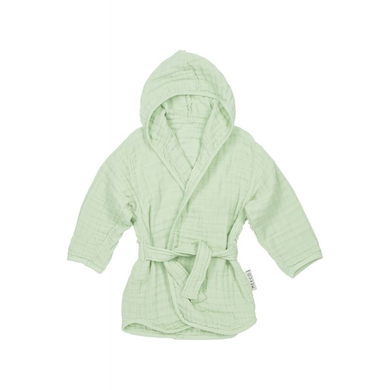 MEYCO Bademantel Musslin Uni Soft Green von MEYCO