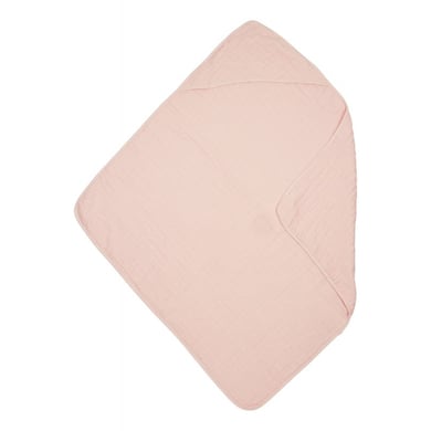 MEYCO Musslin Kapuzentuch Uni Soft Pink 80 x 80 cm von MEYCO