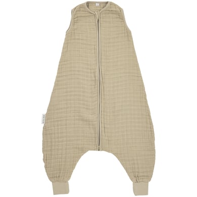 MEYCO Schlafoverall Jumper Musslin Uni sand von MEYCO