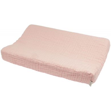 MEYCO Wickelauflagenbezug Musslin Uni Soft Pink 50 x 70 cm von MEYCO