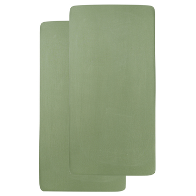 Meyco Jersey Spannbettlaken 40 x 80 / 90 olive green von MEYCO