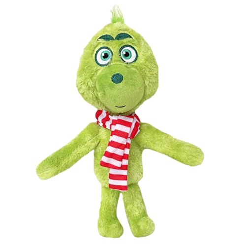 MEZHEN Grinch Doll Plush Doll Plüsch Grinch Plüschtiere Niedliche Puppe Weihnachten Deko Kinder Jungen Mädchen Geburtstag Kuscheltie Weihnachten Figuren von MEZHEN