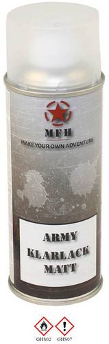 MFH - Military & Adventure 40355 Farbspray KLARLACK matt 400ml 1 St. (B x H) 6.5cm x 20cm von MFH - Military & Adventure