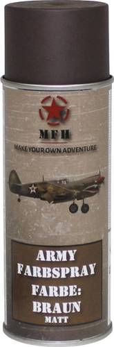 MFH - Military & Adventure 40347 Farbspray BRAUN matt RAL 8027 400ml Braun 1 St. (B x H) 6.5cm x 20c von MFH - Military & Adventure