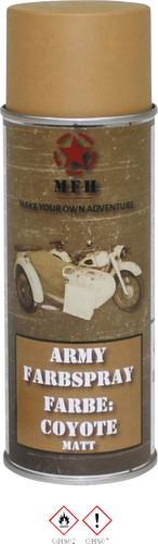 MFH - Military & Adventure 40349 Farbspray COYOTE matt RAL 1011 400ml Beige (matt) 1 St. (B x H) 6.5 von MFH - Military & Adventure