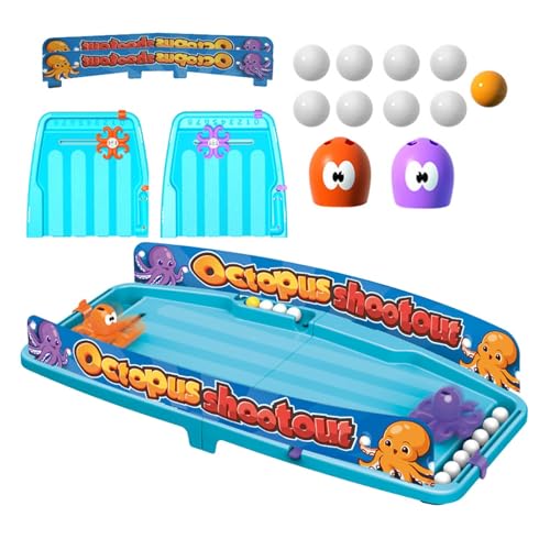 MFRVXQUL Octopus-Fußballspiel, Mini-Tischfußballspiel, Flipperspiel für Kinder, Desktop-Brettspiel für Party, Desktop-Brettspiel für Party (1pcs) von MFRVXQUL