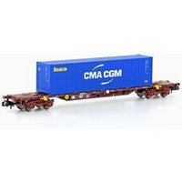 MFTRAIN MF33443 N Containerwagen Sgns mit 40’ Container CMA CGM, VTG, Ep. VI von MFTRAIN