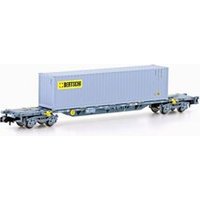 MFTRAIN MF33445 N Containerwagen Sgns mit 40’Container Bertschi, HUPAC, Ep. VI von MFTRAIN