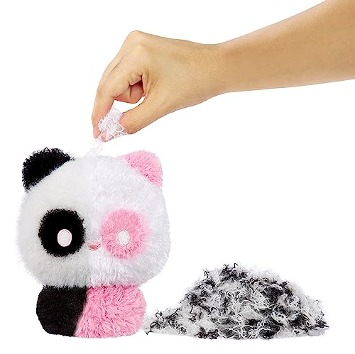 Fluffie Stuffiez Kleine Sammelplüschfigur - PANDA - Überraschung beim Auspacken mit ASMR Fidget DIY Fellabziehen, Ultrasofter Flaum - ideal für Kinder ab 4 Jahren von Fluffie Stuffiez