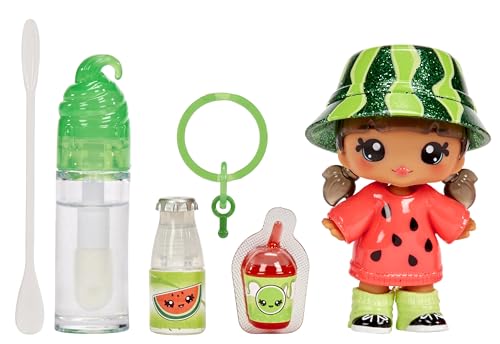 YUMMILAND Lipgloss Puppe - Maya Watermelon - Duftende Puppe mit DIY Lipgloss-Set - Geeignet für Kinder ab 4 Jahren von Yummiland