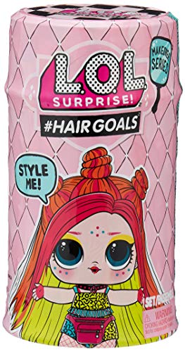 L.O.L. Surprise! 557067E7C #Hairgoals Doll Makeover Series 2 Sammelfigur mit Haaren zum Frisieren und Accessoires, 15 Überraschungen von L.O.L. Surprise!