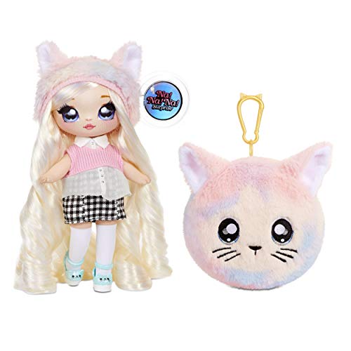 Na Na Na Surprise 2-in-1 Fashion Doll und Plüschtasche - Sammlerstücke - Serie 4 - Paula Purrfect von MGA Entertainment