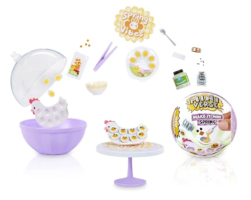 MGA's Miniverse 523710-EUC Frühlingsmotiv Make It Mini Spring-Seasonal, DIY-Spielset, Basteln mit Harz, Lebensmittel-Nachbildungen, für Sammler & Kinder ab 8 Jahren, Nicht ESSBAR von MGA's Miniverse