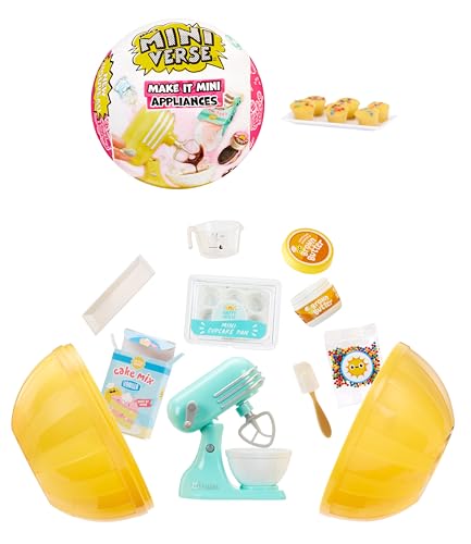 MGA's Miniverse Make It Mini Appliances Series 2 - Sammlerstücke, Geheimnisvolle Blindverpackung, Basteln mit Harz, Lebensmittel-Nachbildungen aus der Küche, für Sammler & Kinder ab 8, Nicht ESSBAR von MGA's Miniverse