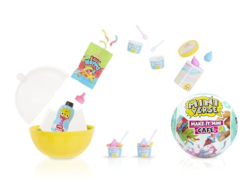 MGA's Miniverse Make It Mini Cafe Serie 5 - Inkl. 1 Kugel, 8 zum Sammeln, Mini-Sammlerstücke, Blindverpackung, Harz-Bastelspiel, Nachgebildete Lebensmittel, Sammler & Kinder ab 8 Jahren, Nicht ESSBAR MGA's Miniverse Make It Mini Cafe Serie 5 - Inkl. 1 Kugel, 8 zum Sammeln, Mini-Sammlerstücke, Blindverpackung, Harz-Bastelspiel, Nachgebildete Lebensmittel, Sammler & Kinder ab 8 Jahren, Nicht ESSBAR von MGA's Miniverse