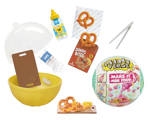 MGA's Miniverse Make It Mini Food Cafe Serie 2 - DIY Food Cafe Playset mit UV-Licht, Blindverpackung, nachgebildeten Lebensmittelzutaten und Harz - nicht essbar - geeignet für Kinder ab 8 Jahren von MGA's Miniverse