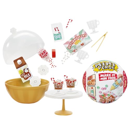 MGA's Miniverse Make It Mini Food Saison - Weihnachten Serie 1 - blindverpackte Mini-Sammelfiguren - kleines Geschenk - DIY, Kunstharz-Spielzeug, Lebensmittelnachbildung - Für Sammler ab 8 Jahren von MGA's Miniverse