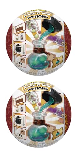 MGA's Miniverse Make It Mini Potions Harry Potter (2 Pack) Mini Collectibles, Blind Packaging, DIY, Resin Play, Replica Potions, NOT Edible, Collectors, 8+ von MGA's Miniverse