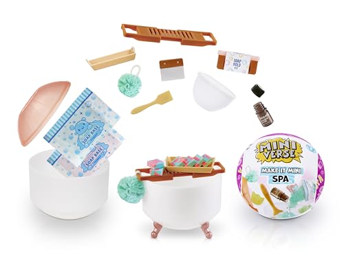 MGA's Miniverse Make It Mini Spa Serie 2 - Mini-Sammlerstücke in Geheimnisvoller Blindverpackung- Richtig Funktionierende DIY Spa Produkte - Nicht ESSBAR - für Teenager, Erwachsene, Sammler und Kinder von MGA's Miniverse