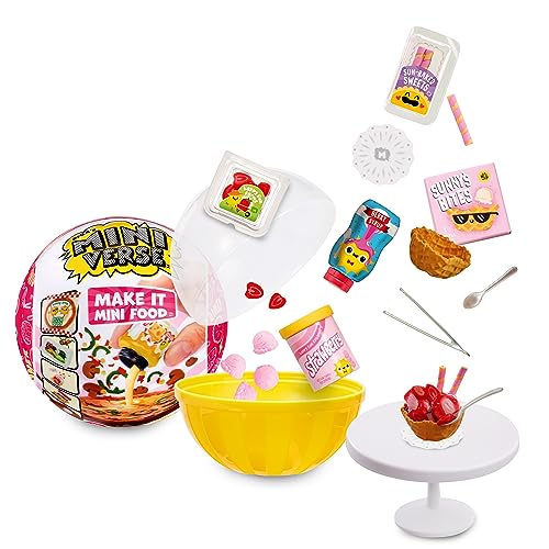 MGA's Miniverse Serie 2 Make It Mini Food Diner - DIY Food Playset mit UV-Licht, nachgebildeten Lebensmittelzutaten, Blindverpackung und Harz - nicht essbar - für Kinder ab 8 Jahren von MGA's Miniverse