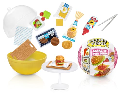 MGA's Miniverse Serie 3 Make It Mini Food Diner - DIY Food Playset, nachgebildeten Lebensmittelzutaten, Blindverpackung und Harz - nicht essbar - für Kinder ab 8 Jahren, Series 3 von MGA's Miniverse