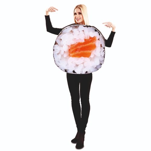 MGE - Sushi-Kostüm für Erwachsene, Unisex, für Party, lustiges Kostüm für Damen und Herren, Partyzubehör - Maki von MGE World