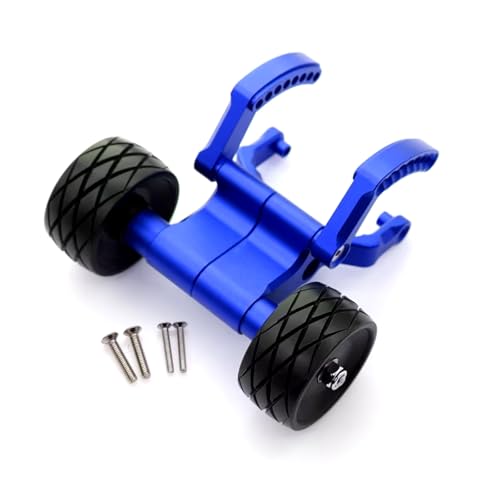 Für Traxxas Für E-Revo 2.0 86086-4 56087-1 Für Monster Für Truck 1/10 Metall Wheelie Bar RC Auto Upgrade Teile Zubehör RC Auto Zubehör(Blue) von MGHGFYTAS