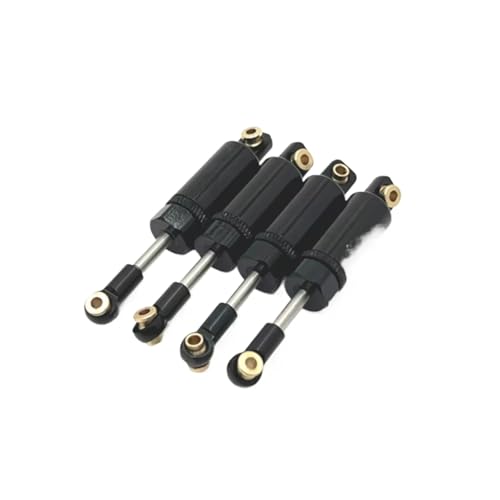 MGHGFYTAS Für WPL Für C14 C24 C34 C44 1/16 Öl-gefüllt Metall Stoßdämpfer Dämpfer RC Auto Upgrade Teile Zubehör RC Auto Zubehör(Black) von MGHGFYTAS