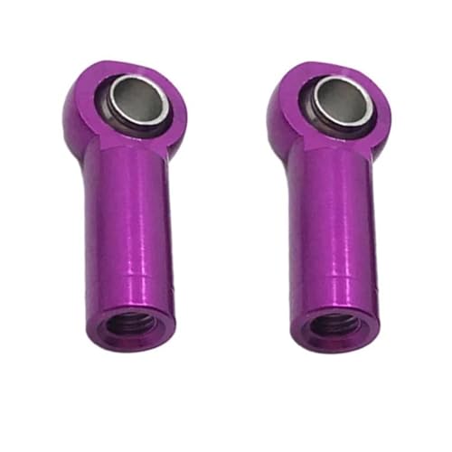 MGHGFYTAS Pull Rod Link Linkage 2X Metall M3 Link Rod End Joint 3MM Ball Kopf Loch L 4 5MM Für RC Auto LKW Upgrade Teil Ersatzteil(Purple) von MGHGFYTAS