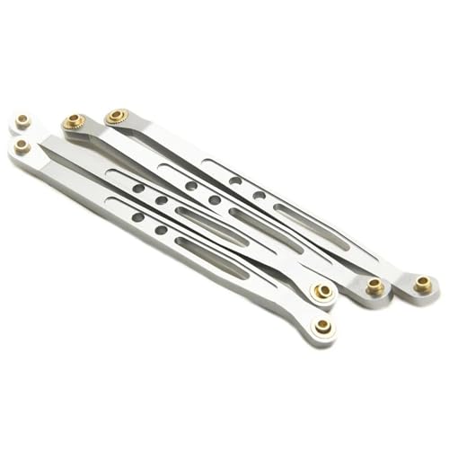 MGHGFYTAS Pull Rod Link Linkage Kompatibel Mit Axial Für Wraith 90018 1/10 RC Crawler Autoteile, Obere Und Untere Aufhängungsverbindung Aus Aluminium(Silver,LowerLink Rod) von MGHGFYTAS