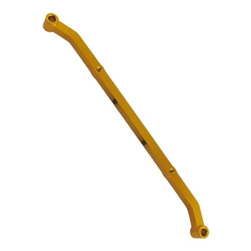 MGHGFYTAS Pull Rod Link Linkage Kompatibel Mit Axial SCX10 1/10 RC-Autoteil, Lenkstange Aus Aluminiumlegierung, RC-Upgrade-Teil, 1 Stück, Langlebige Lenkgestänge-Spurstange(Yellow) von MGHGFYTAS