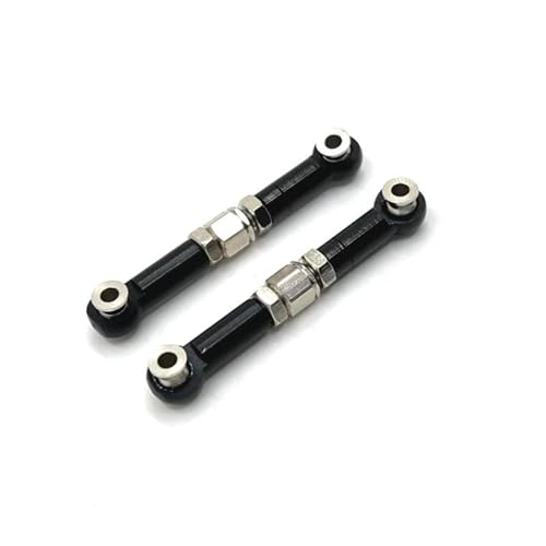 MGHGFYTAS Pull Rod Link Linkage Kompatibel Mit MJX H6 16207 16208 16209 16210 1/16 RC Autoteile Metallaufrüstung Zubehör Änderung Lenkstange(Black) von MGHGFYTAS