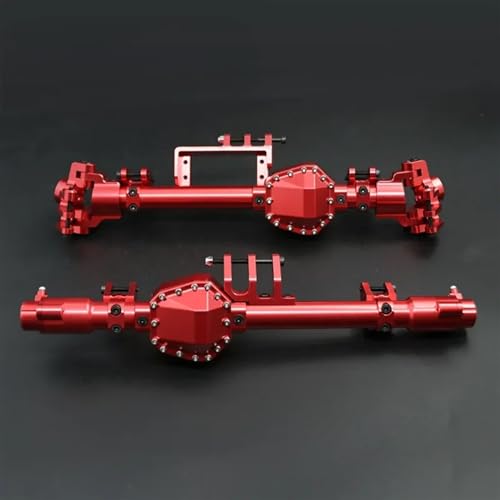 MGHGFYTAS RC-Achsen-Komplettset Kompatibel Mit Axial Für RBX10 Für Ryft 1/10 RC Cralwer Auto Upgrade Teile Zubehör Metall Vorder- Und Hinterachse Gehäuse Brücke Shell(Color3,1 Set) von MGHGFYTAS