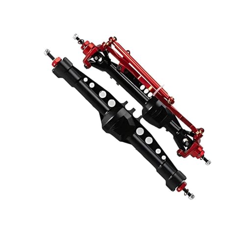 MGHGFYTAS RC-Achsen-Komplettset Kompatibel Mit Axial Für SCX10 Aluminiumlegierung Vorne Hinten Gerade Achsen Set Für 1/10 RC Crawler Spielzeug Crawler Auto Upgrade Teile(Color1,1Set) von MGHGFYTAS