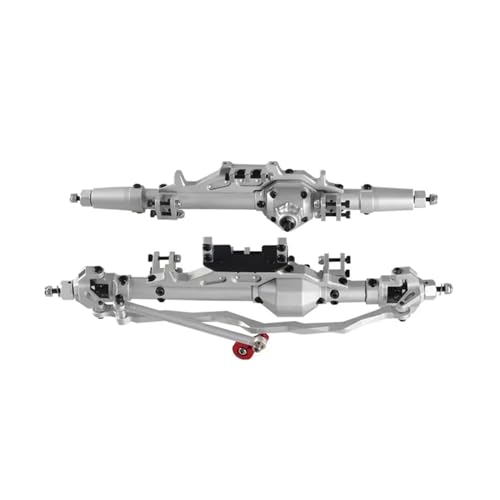 MGHGFYTAS RC-Achsen-Komplettset Kompatibel Mit Axial Für Wraith Für Rock Für Racer 90018 90045 RR10 90048 1/10 RC Autos Aluminiumlegierung Vorne Hinterachse Für RC Crawler(Color2) von MGHGFYTAS