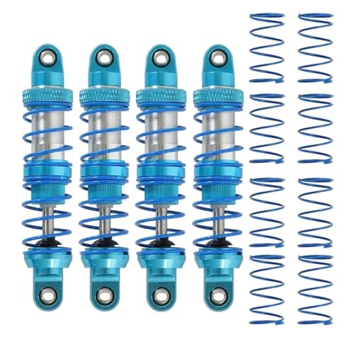 MGHGFYTAS RC Auto Dämpfer Kompatibel Mit Axial SCX10 90046 RBX10 TRX4 TRX6 1/10 RC Crawler Auto Upgrade Teile Metall 70Mm Stoßdämpfer Öldämpfer von MGHGFYTAS
