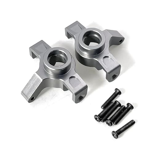 MGHGFYTAS RC Auto Upgrade Teile Für MJX Für Hyper Go 1/14 14301 14302 RC Auto Metall Lenkung Tasse Block Fernbedienung Auto Geändert Zubehör Verbesserte Teile(Grey) von MGHGFYTAS