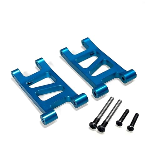 MGHGFYTAS RC Auto Upgrade Teile Für Mjx Für Hyper Go 1/14 14301 14302 14303 Metall Hinten Unten Für Schaukel Arm Fernbedienung Auto Geändert Zubehör Verbesserte Teile(Blue) von MGHGFYTAS