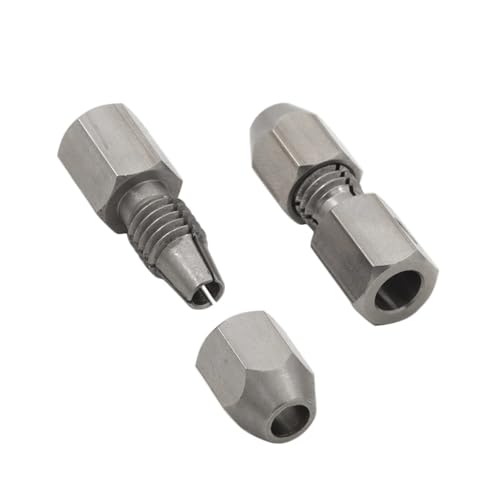 MGHGFYTAS RC Auto Upgrade Teile Für Model Elektroboot Teil RC Boot Flexible Kupplung Edelstahl Für Flex Collet Koppler 3.17/4/5/6mm * 4MM Motor Welle Locker(3.17-4MM 2pcs) von MGHGFYTAS