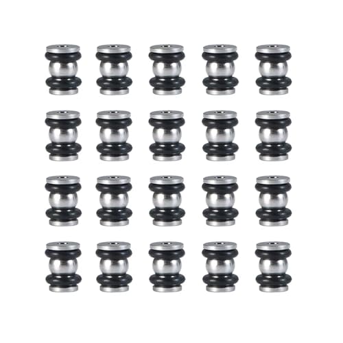 MGHGFYTAS RC Auto Zubehör Kompatibel Mit Axial Für SCX24 Links Teile 20PCS Stange Ende Ball Kopf Halter Spurstangenköpfe Kugelgelenke Für 1/24 RC Crawler Auto von MGHGFYTAS