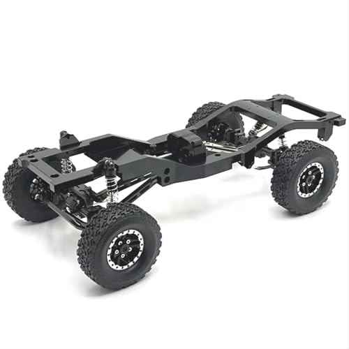 MGHGFYTAS RC Auto Zubehör Kompatibel Mit MN Für MN82 LC79 1/12 RC Auto Teile Zubehör Metall Upgrade Geändert Tür Brücke Rahmen Für Chassis(Black) von MGHGFYTAS