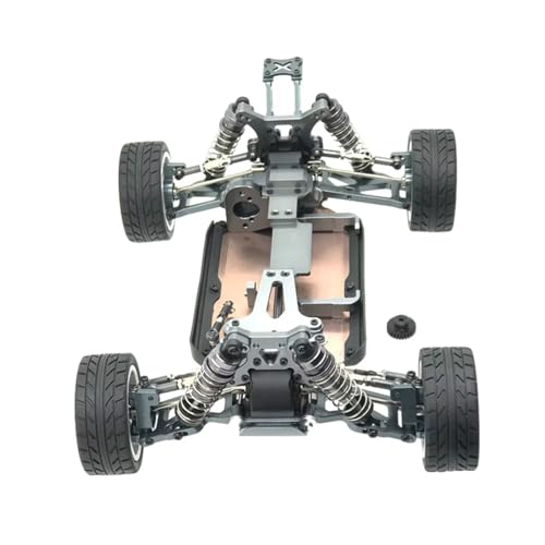 MGHGFYTAS RC Auto Zubehör Kompatibel Mit Wltoys 144001 1/14 RC Autoteil Zubehör 1 Stück Präzisionsautorahmen Aus Aluminiumlegierung Für Chassisrahmen(Gray) von MGHGFYTAS