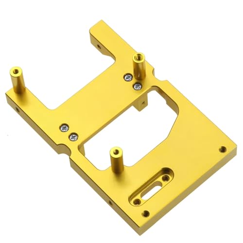 MGHGFYTAS RC Auto Zubehör Kompatibel Mit Wpl Für C24 C14 B16 B36 Für MN D90 99s 1/16 RC Auto Upgrade Metall Ersatzteile Aluminiumlegierung Servo Feste Halterung(Yellow) von MGHGFYTAS