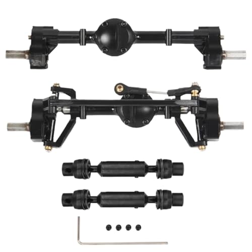 MGHGFYTAS RC Autoteile Für WPL C14 C24 C24-1 C34 C44 B14 B24 Vorne Und Hinten Portal Achse Mit Metall Antriebswelle 1/16 RC Auto Upgrades Teile von MGHGFYTAS