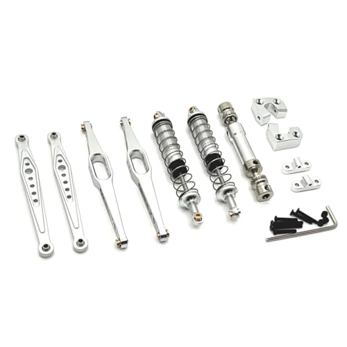 MGHGFYTAS RC Autoteile Für Wltoys 124006 12423 12427 12428 12429 1/12 RC Metall Upgrade Kit Änderung Zubehör(White) von MGHGFYTAS