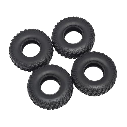 MGHGFYTAS RC Reifen Kompatibel Mit Axial Für SCX24 90081 AXI00002 Upgrade-Teile 4 Stück 48 Mm 1,0 Weichgummi-Radreifen Reifen Für 1/24 RC Crawler Car RC-Reifen(53 * 17) von MGHGFYTAS