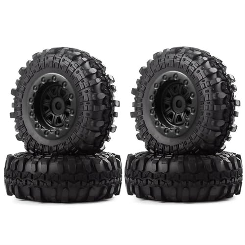 MGHGFYTAS RC Reifen Kompatibel Mit Axial SCX24 90081 1/24 RC Crawler Auto Upgrade Teile Zubehör 4PCS 46X17mm Felgen Reifen Reifen Set von MGHGFYTAS