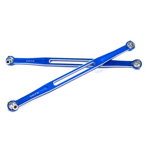 Pull Rod Link Linkage Kompatibel Mit Für traxxas Für X-MAXX Für WideMaxx 8S Für XRT 8S 1/6 RC Car Upgrade Teile 2 Stück Metall Zehenglieder 202 Mm Verbindungsstangengestänge(Blue) von MGHGFYTAS