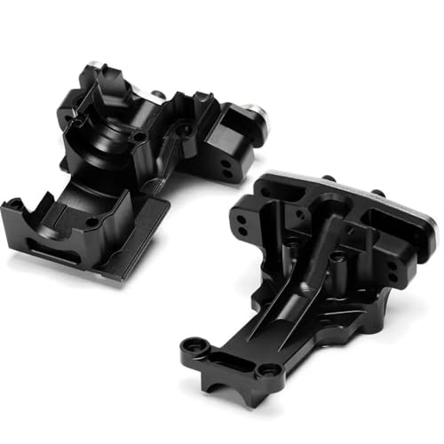 RC Auto Zubehör Für Traxxas 1/5 Für X-Maxx 1/6 Für XRT 8S 7726 7720 7727X Metall Schott Vorne Hinten Oberen Differential Abdeckung Ersatz RC Auto Teile(Black,Set) von MGHGFYTAS