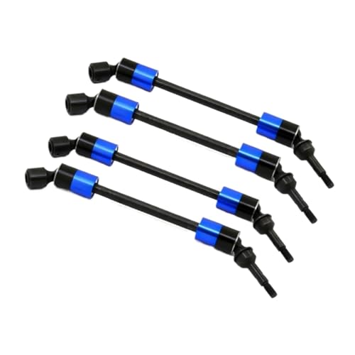 RC Autoteile Für Für traxxas Für E-Revo Für Summit 1/10 4Pcs RC Zubehör Stahl CVD Joint Antriebswelle Achse Upgrade Teile(Blue) von MGHGFYTAS